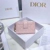 디올 에나멜 LADY DIOR 카드 지갑 S0074 핑크