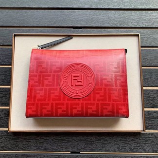 펜디 신상 로고 클러치 7N0078 레드