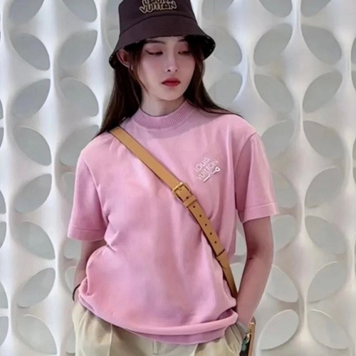 루이비통 남여공용 반팔티 M10457 핑크