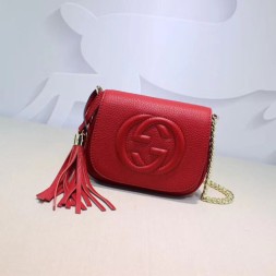 구찌 소호 체인 숄더백 323190 레드