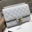 샤넬 신상 진주장식 플랩백 AS0585 램스킨 화이트