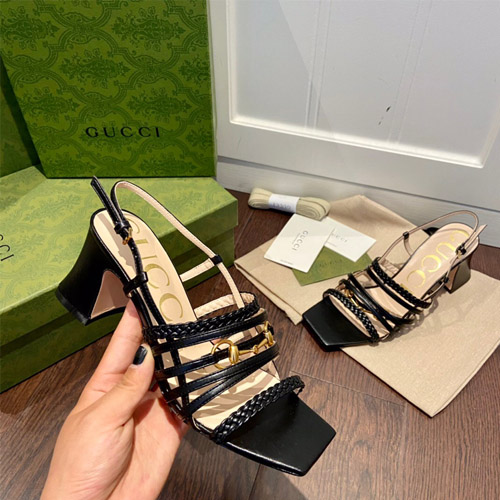 구찌 여성 샌들 621163 블랙