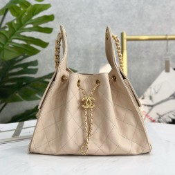 샤넬 25백 스몰 숄더백 AS5293 캐비어 베이지