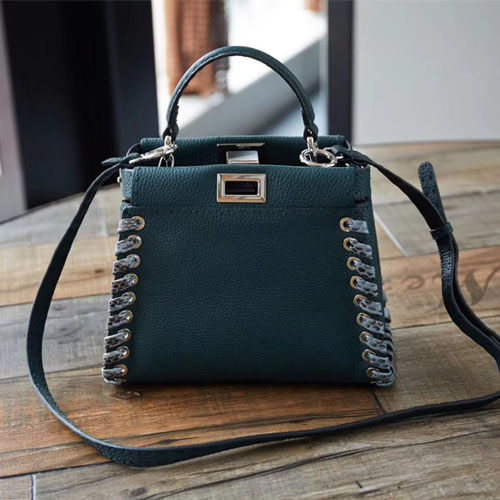 펜디 신상 미니 피카부백 8BN245 청록색