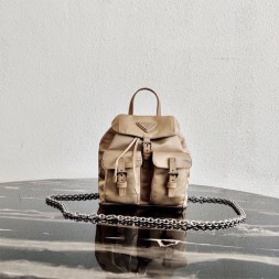 프라다 나일론 미니 백팩 1BH029 베이지