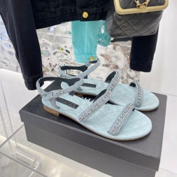 샤넬 신상 샌들 G34313 그레이