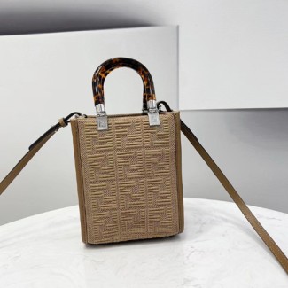 펜디 미니 선샤인 쇼퍼 8BS051 베이지