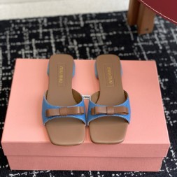 미우미우 여성용 슬리퍼 57284-1