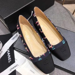 샤넬 여성용 신상 플랫 G29797 블랙