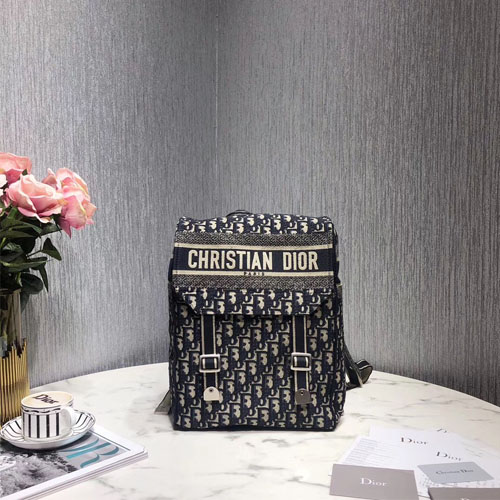 디올 오블리크 백팩 M1293 네이비