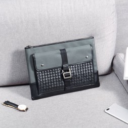 보테가 신상 라지 클러치백 404380 그린