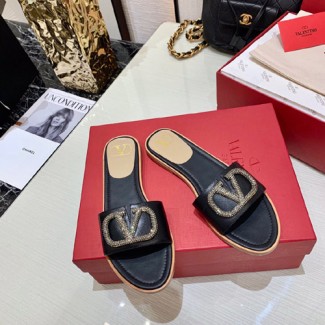 발렌티노 여성 슬리퍼 V0925 블랙