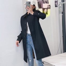 버버리 캠던 헤리티지 카 코트 80019178 블랙