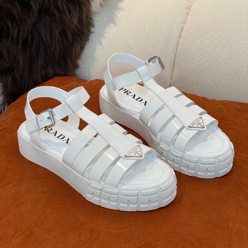 프라다 여성용 샌들 F0859 화이트