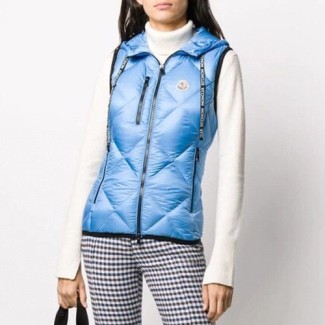 몽클레어 여성용 수크렉스 퀄팅 패딩 조끼 MC3455 블루