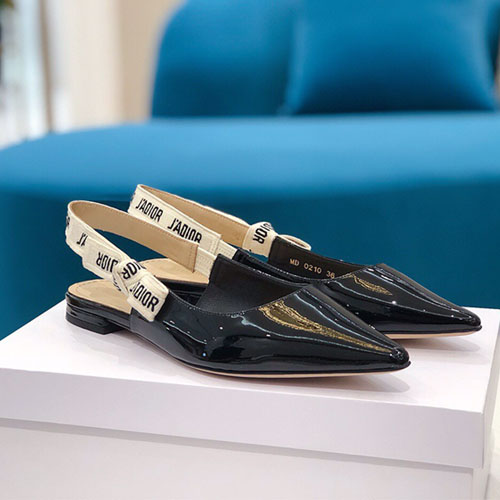 디올  신상 펌프스 KDI546 블랙 에나멜