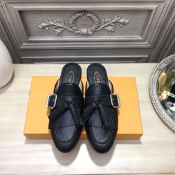 토즈 신상 슬리퍼 TS659333 블랙