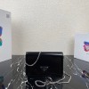프라다 브러시드 가죽 체인 숄더백 1BD307 블랙