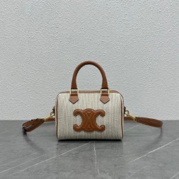 셀린느 트리오페 캔버스 스몰 보스턴백 197582-7