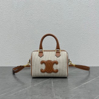 셀린느 트리오페 캔버스 스몰 보스턴백 197582-7