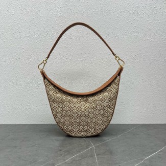 로에베 루나 스몰 숄더백 11076 브라운