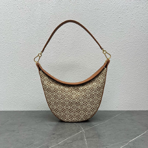 로에베 루나 스몰 숄더백 11076 브라운