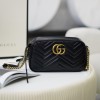 구찌 GG 마몽 스몰 숄더백 447632 블랙
