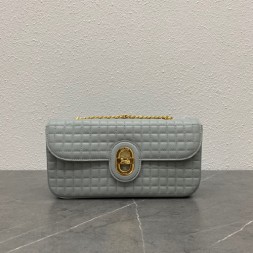 셀린느 미디움 체인 설키 숄더백 196383 그레이