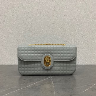 셀린느 미디움 체인 설키 숄더백 196383 그레이