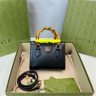 구찌 다이애나  미니 토트백 655661 블랙