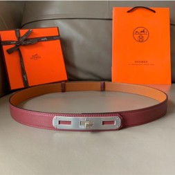 에르메스 신상  벨트 XTY184  레드 은장