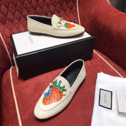 구찌 여성용 가죽 홀스빗 로퍼 414998