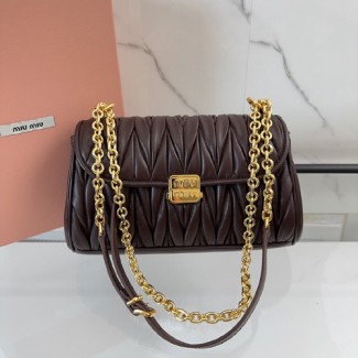 미우미우 나파 가죽 숄더백 5BD266-1