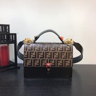 펜디 칸 아이 숄더백 8BT283 브라운