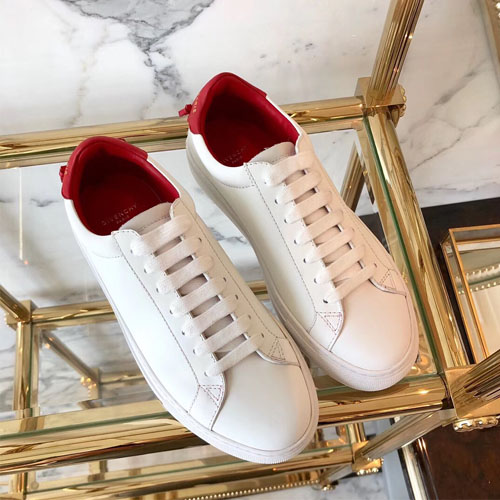 지방시 가죽 슈레이스 스니커즈 GV39049 안감 레드