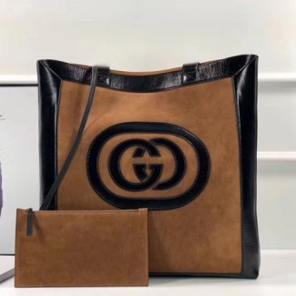 구찌 오디피아 소프트 토트백 519335 브라운