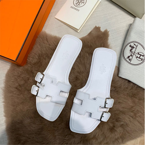 에르메스 여성용 신상 슬리퍼 H35106 화이트