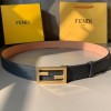펜디  신상 벨트 FD2216  블랙  금장