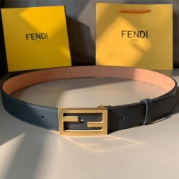 펜디  신상 벨트 FD2216  블랙  금장