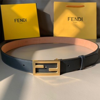 펜디  신상 벨트 FD2216  블랙  금장