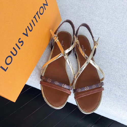 루이비통 랜드스케이프 샌들 1A3UXF 브라운