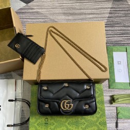 구찌 GG 마몽 체인 숄더백 768293-2