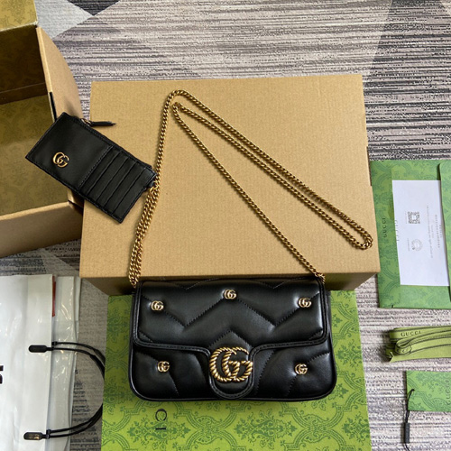 구찌 GG 마몽 체인 숄더백 768293-2