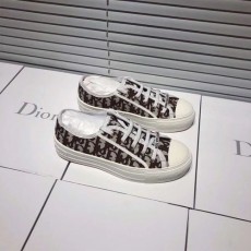 디올 자수 장식 캔버스 스니커즈  KCK211 버건디