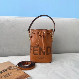 펜디 몬트레조 미니 버킷백 8BS010 카멜