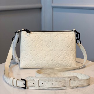 루이비통 트라이앵글 메신저 M55878 화이트