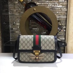 구찌 퀸 마가렛 수프림 숄더백 524356 블랙