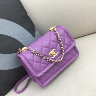 샤넬 20FW 신상 플랩백 22CM  AS2022 램스킨 보라