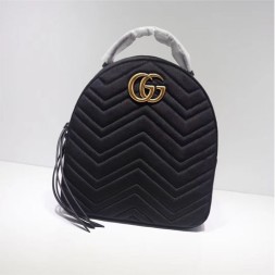 구찌 마몬트 벨벳 백팩 524568 블랙