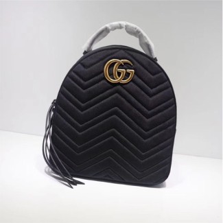 구찌 마몬트 벨벳 백팩 524568 블랙